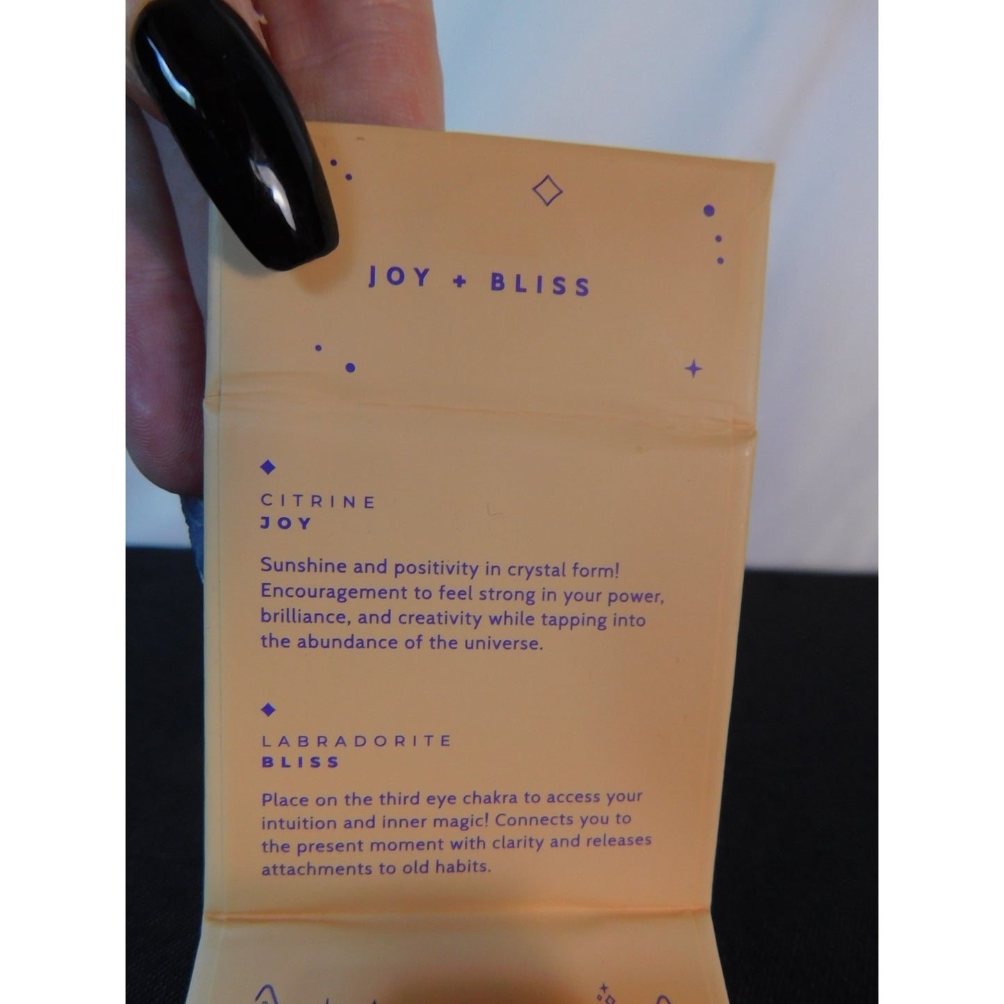Crystal Magic Mini Energy Set Citrine Labradorite Healing Stones Gift Joy Bliss
