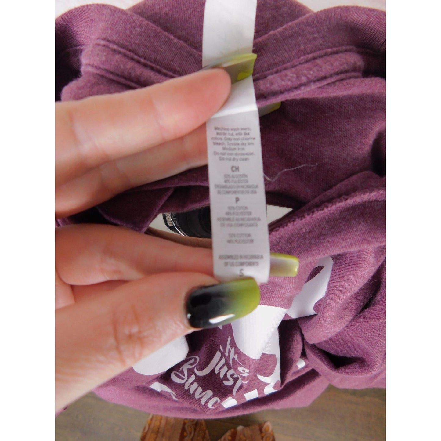 Bella + Canvas Hocus Pocus Tee Sz S Purple Witch Halloween Shirt