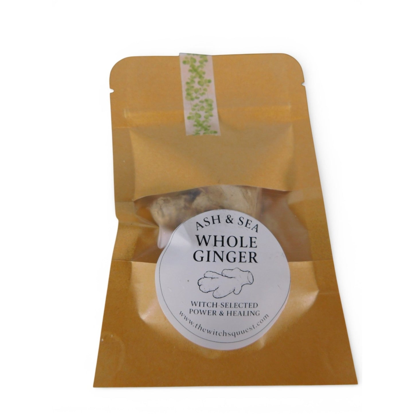 Ash & Sea Whole Ginger Witch Selected Power Healing Ritual Altar Spellwork