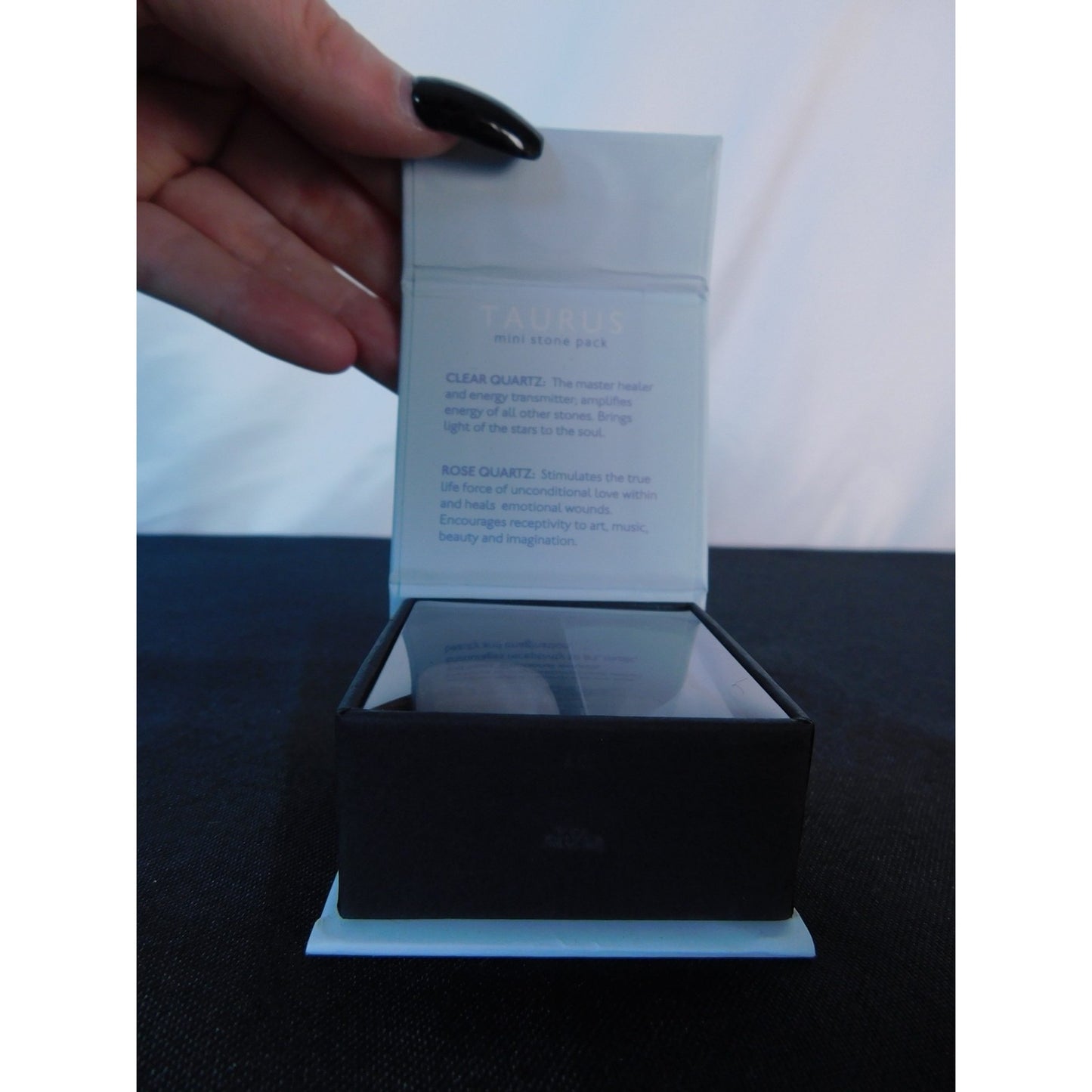 Taurus Zodiac Crystal Stone Pack Clear Quartz Rose Quartz Healing Energy Gift Se