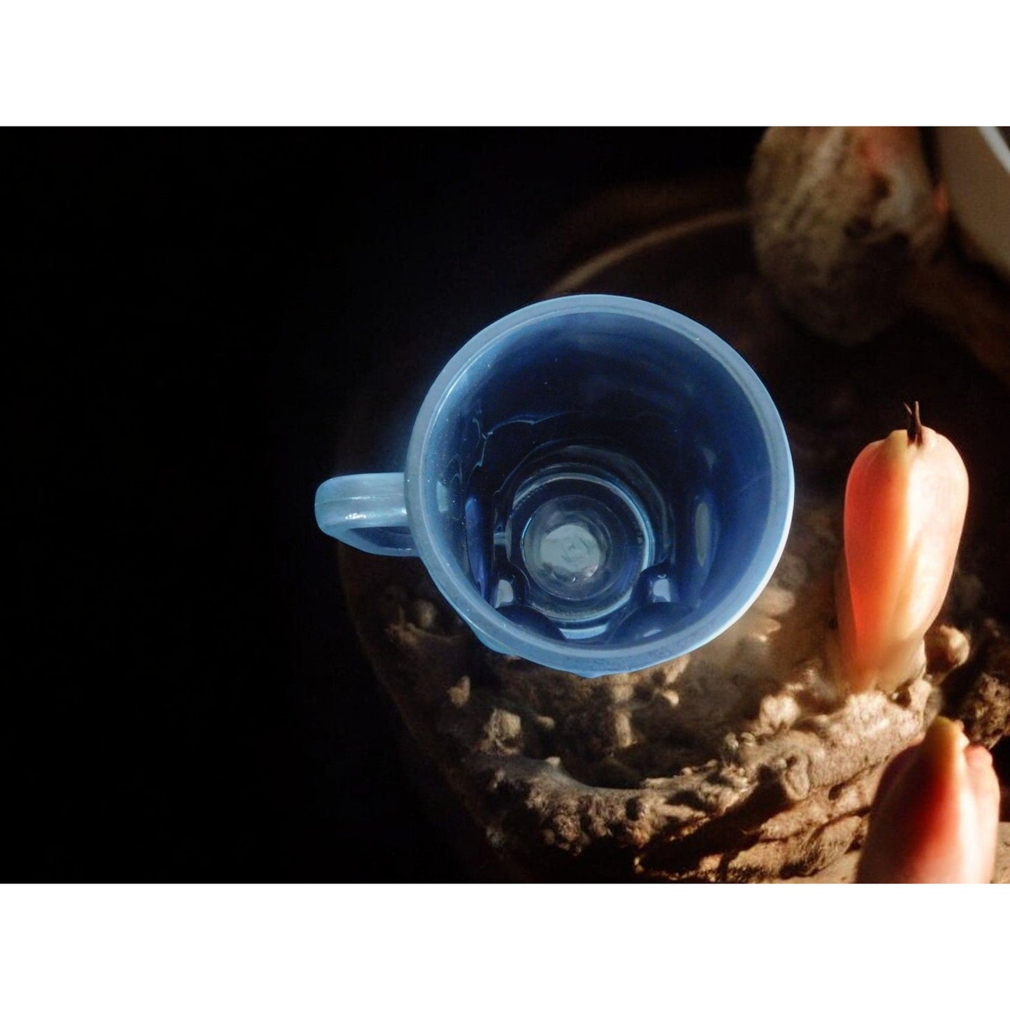 Tasse en verre noir mat avec tête de mort, tasse à café et thé gothique de 20 oz avec poignée, décoration d'Halloween