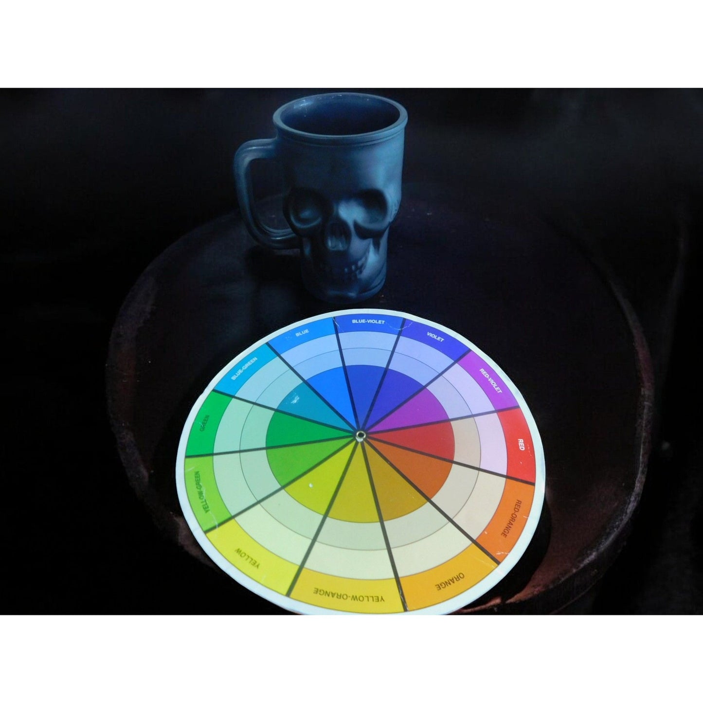 Tasse en verre noir mat avec tête de mort, tasse à café et thé gothique de 20 oz avec poignée, décoration d'Halloween