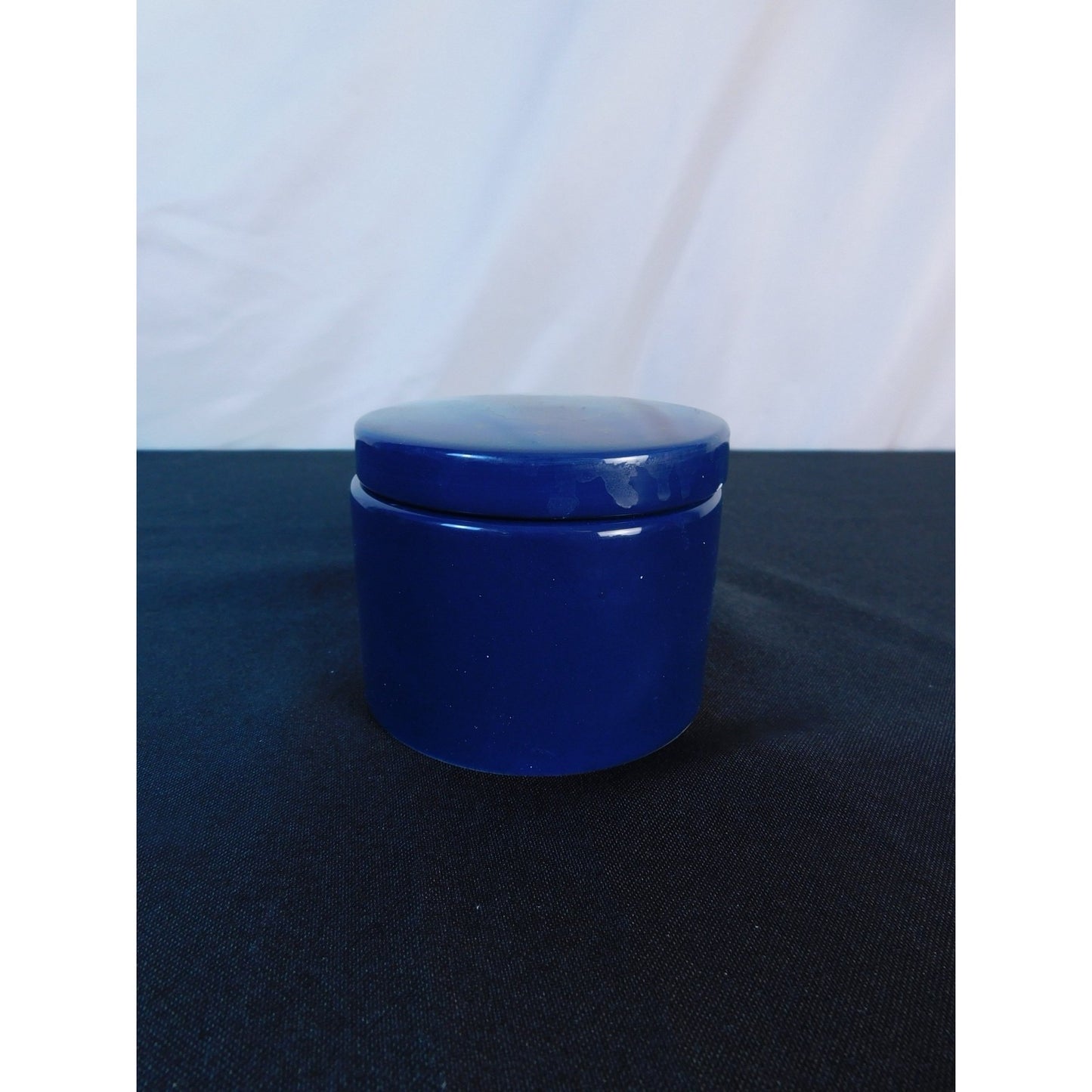 Leo Zodiac Trinket Box Blue Glass Astrological Lion Star Sign Jewelry Dish Gift