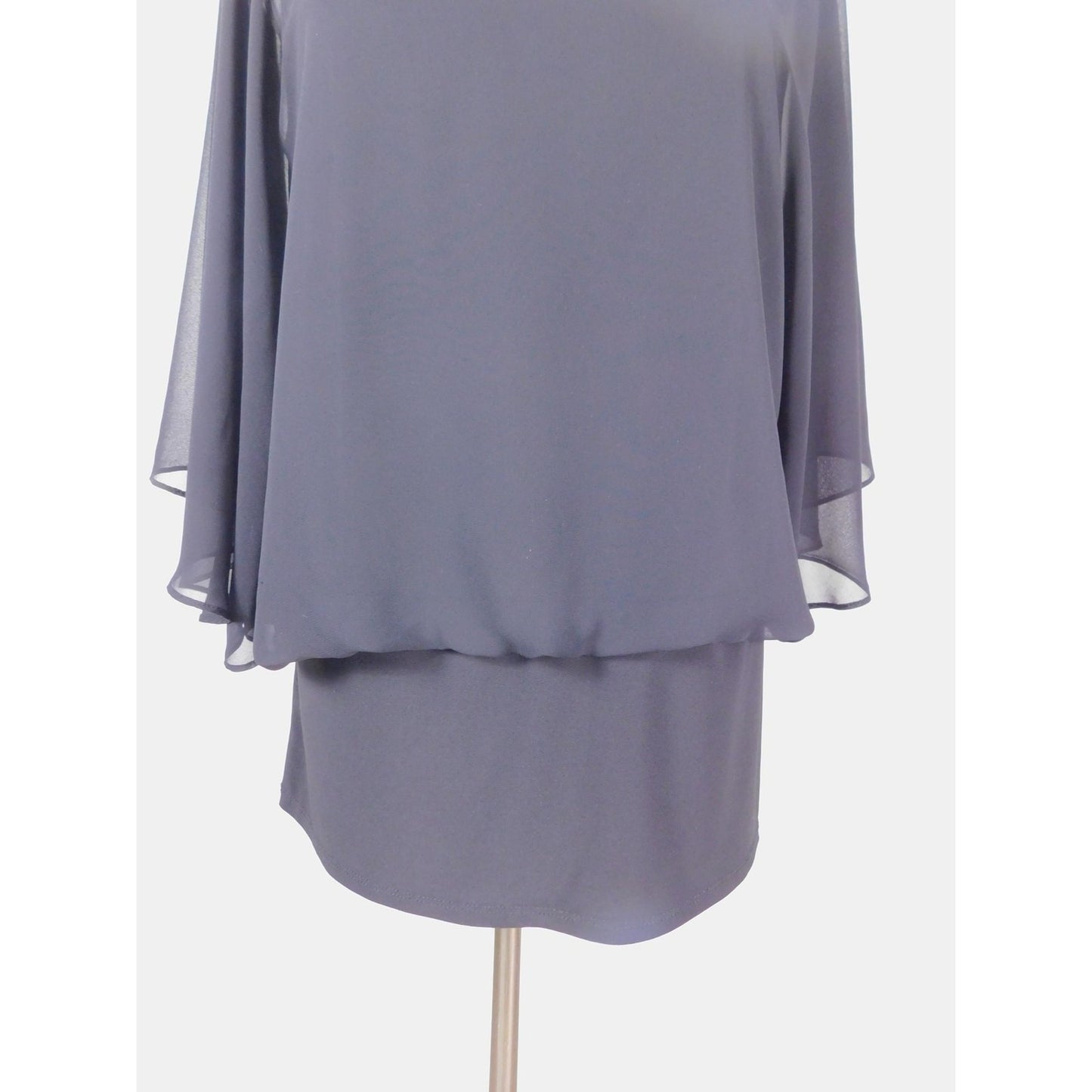 Coco Bianco Black Sheer Layered Top M Gothic Witchcore
