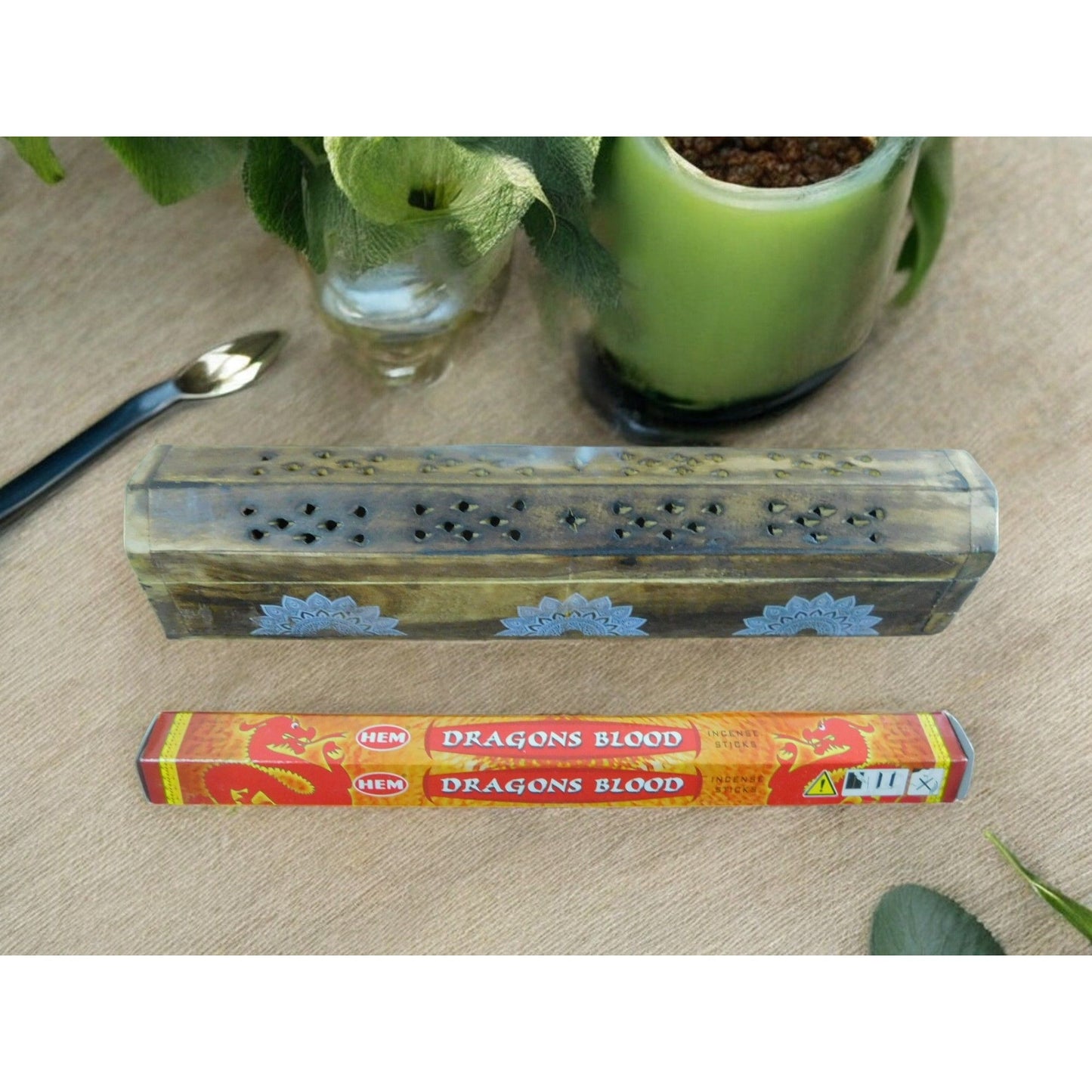 HEM Dragons Blood 20 bâtons d'encens Relaxation Méditation