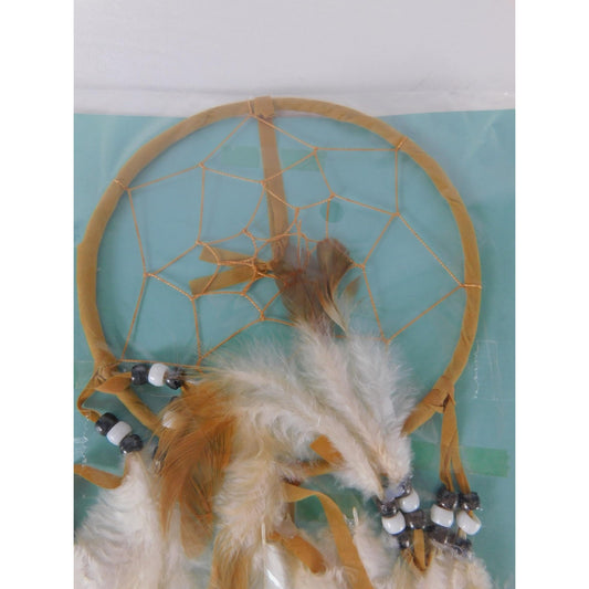 Lakota Dreamcatcher St. Joseph's Indian School Feather Beaded Wall Decor Hanging