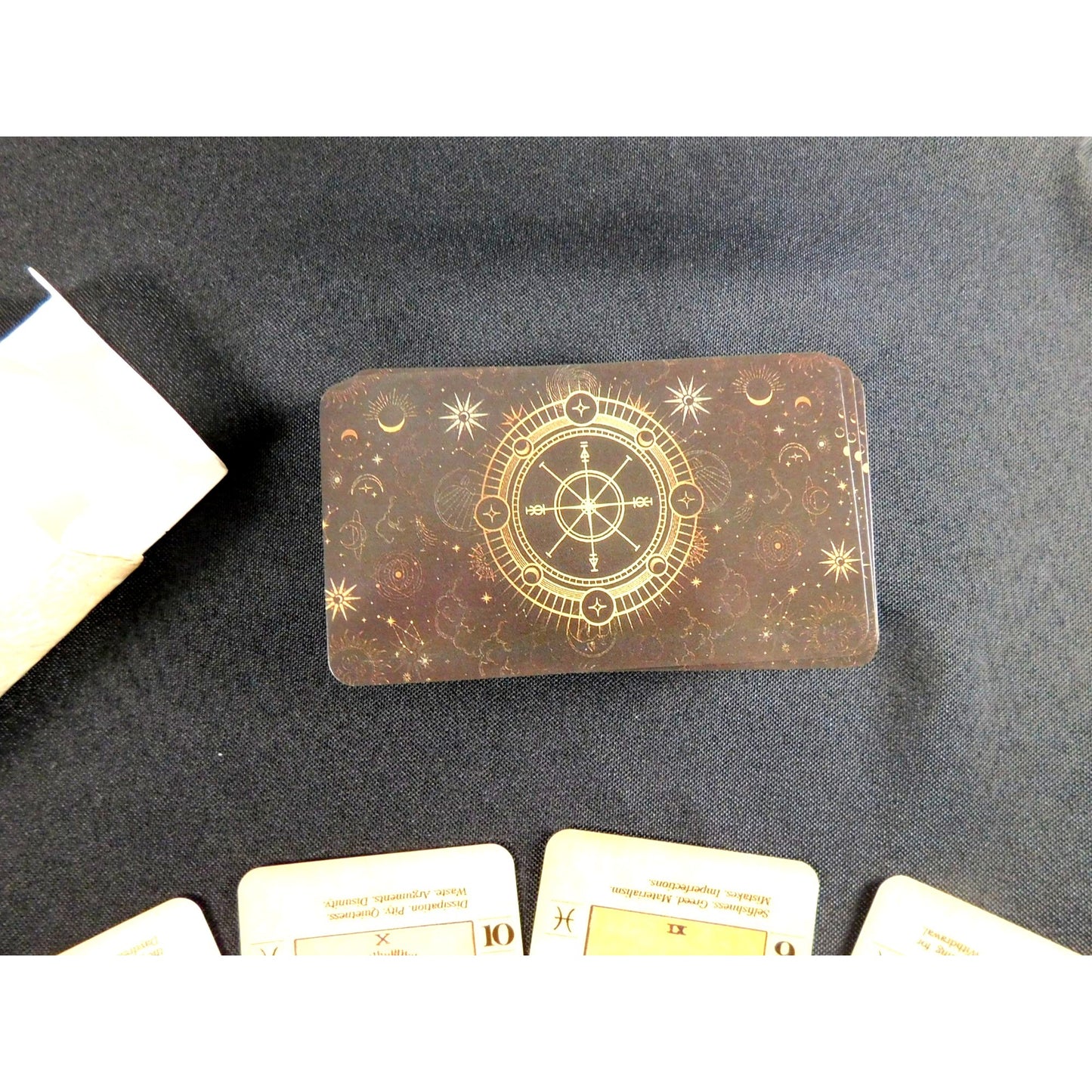 Signification du Tarot Jeu de Tarot Antique 78 Cartes de Tarot Sorcière Païenne Wiccan Divination