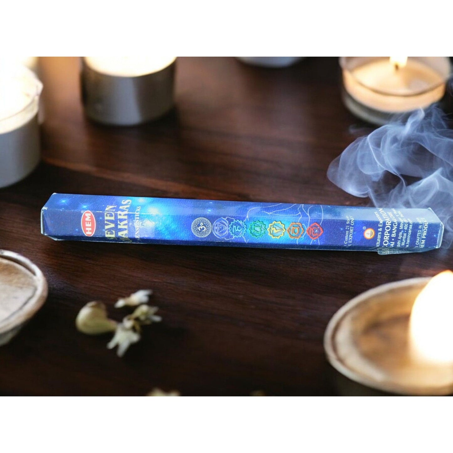 HEM Seven Chakras 20 bâtons d'encens Relaxation Méditation Spirituel