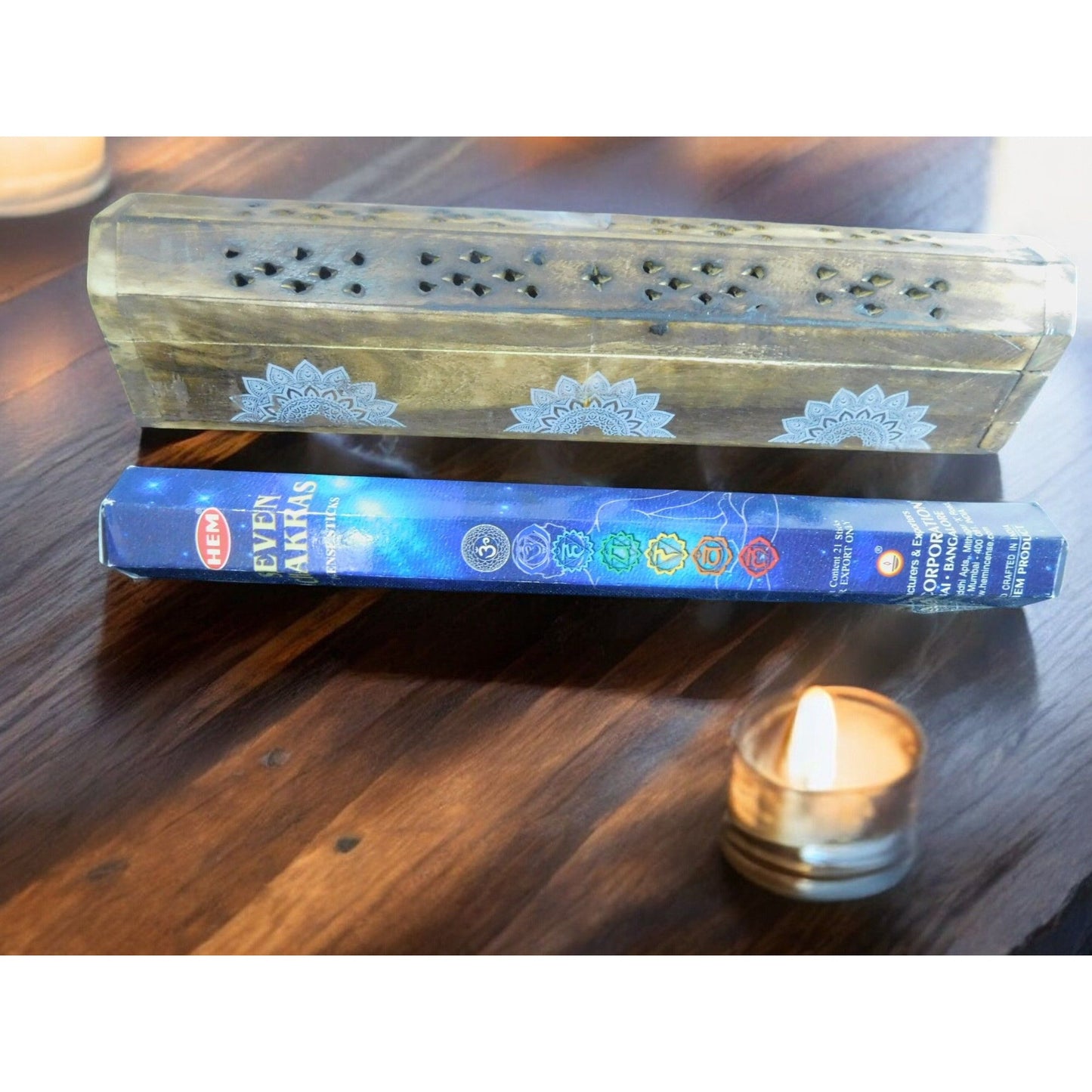HEM Seven Chakras 20 bâtons d'encens Relaxation Méditation Spirituel