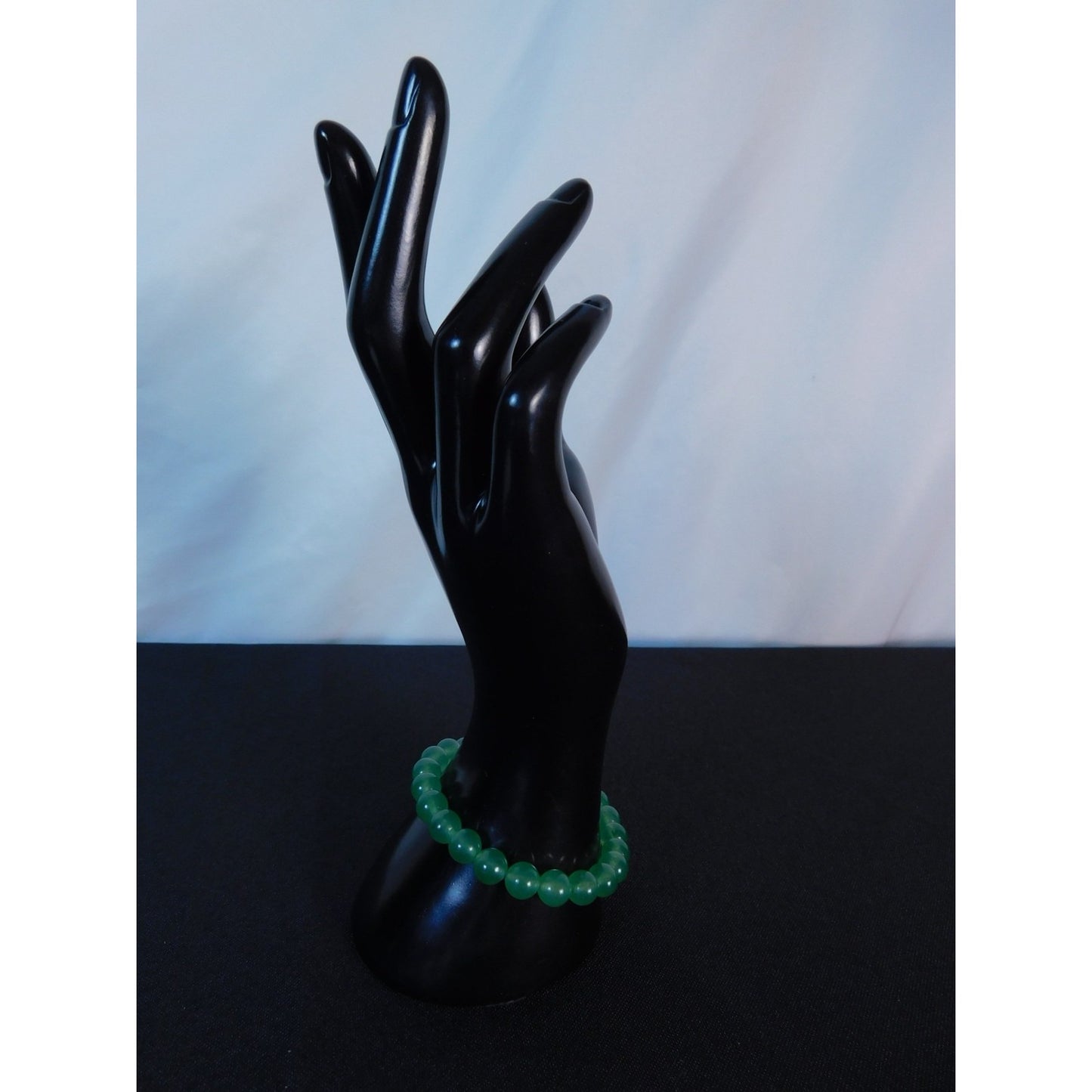 Green Aventurine Bead Bracelet Stretch Crystal Healing Energy Balance Gemstone J