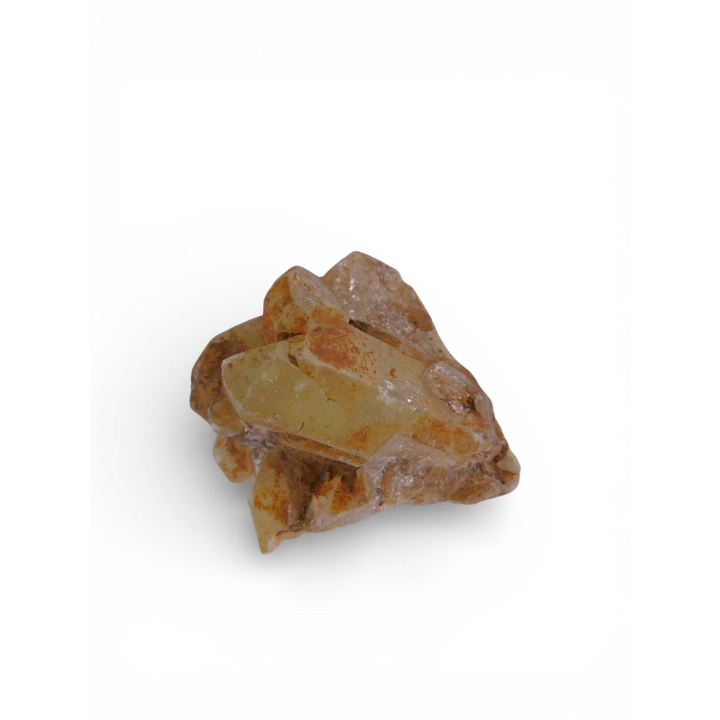 Natural Orange Quartz Crystal Cluster Raw Point Stone 0.78 Lb Altar Decor
