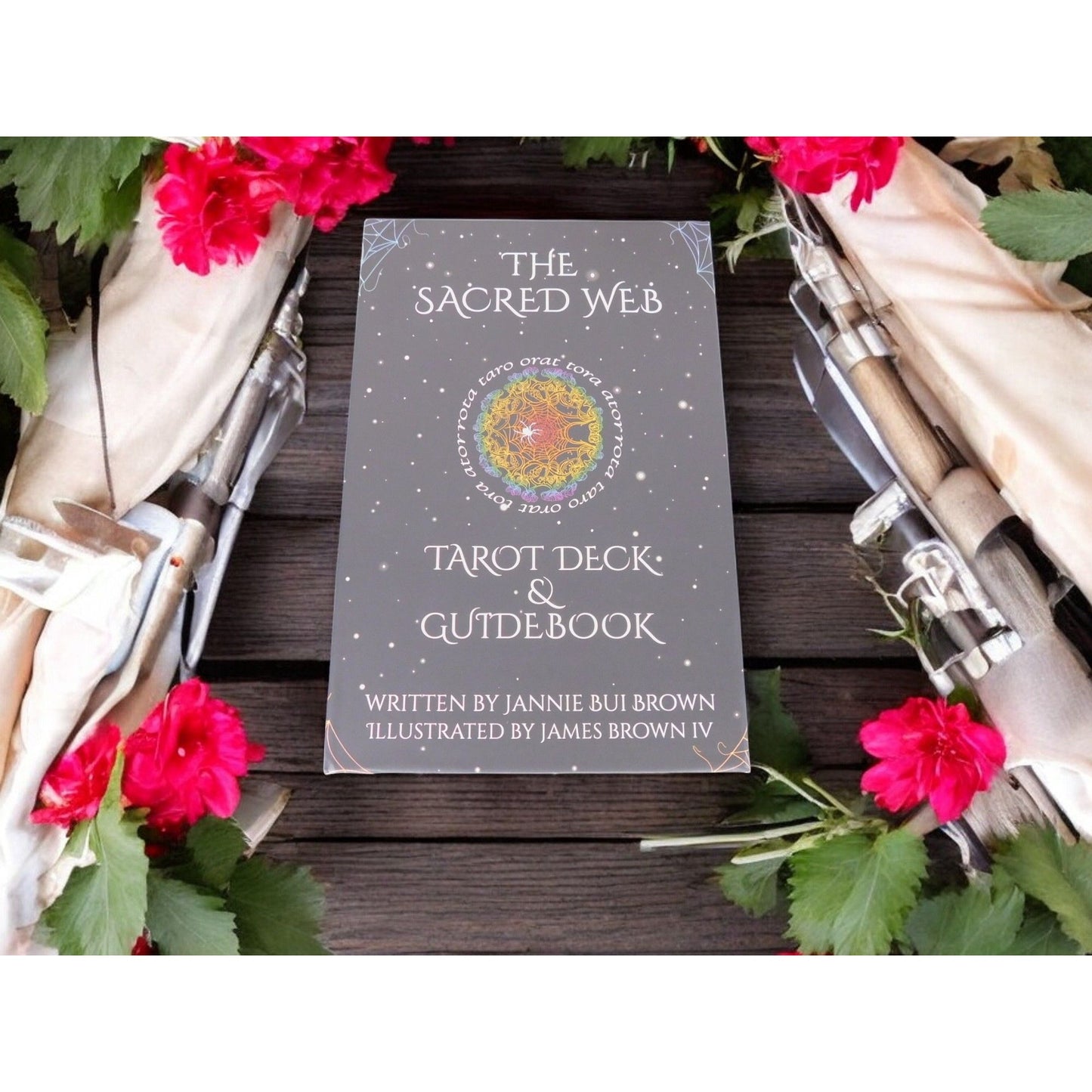 The Sacred Web Tarot by Jannie Bui Brown, Complete Deck and Guidebook NEW