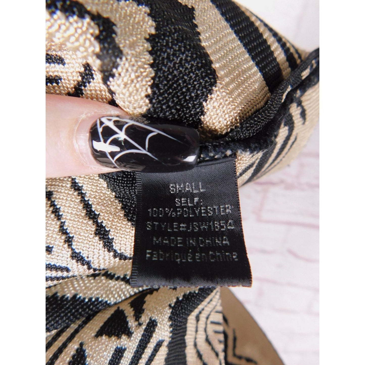 Jealous Tomato Black Tan Dress Size Small Knit Geometric Tribal Style