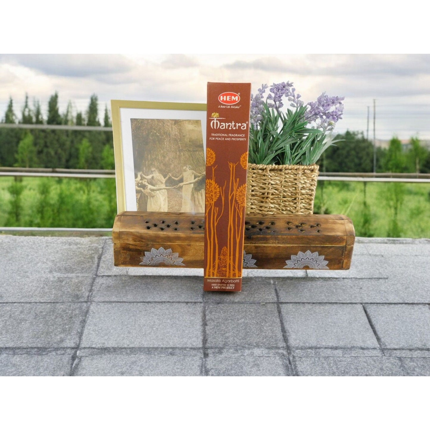 HEM Mantra Traditional Fragrance Incense Sticks For Peace & Prosperity