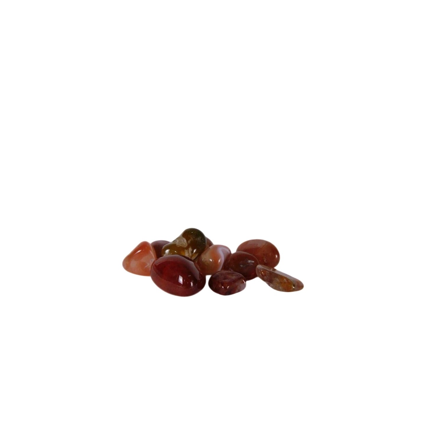Carnelian Tumbled Stones Small Bulk Crystal Lot Orange Healing Stone