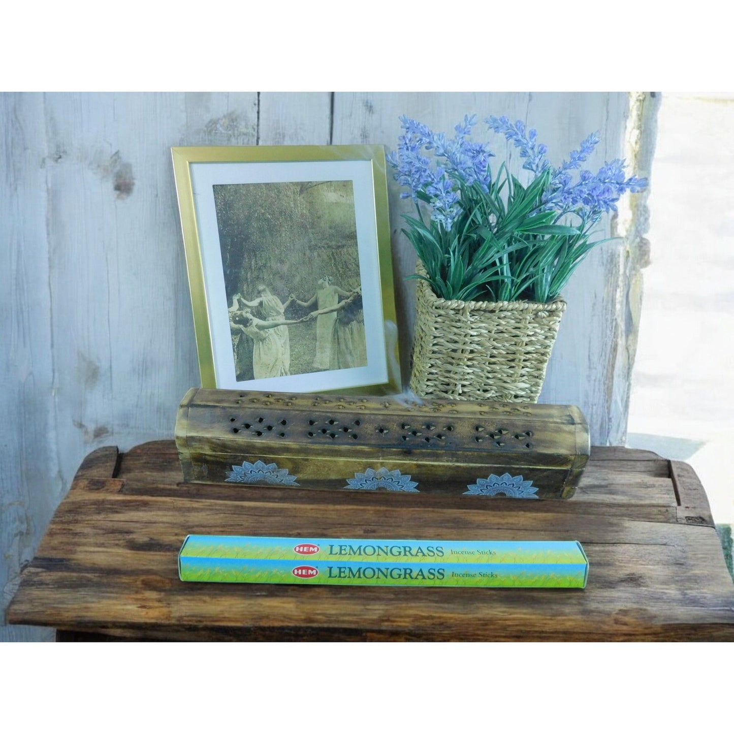 HEM Citronnelle 20 Bâtonnets d'encens Aromatique et apaisant Relaxation Méditation