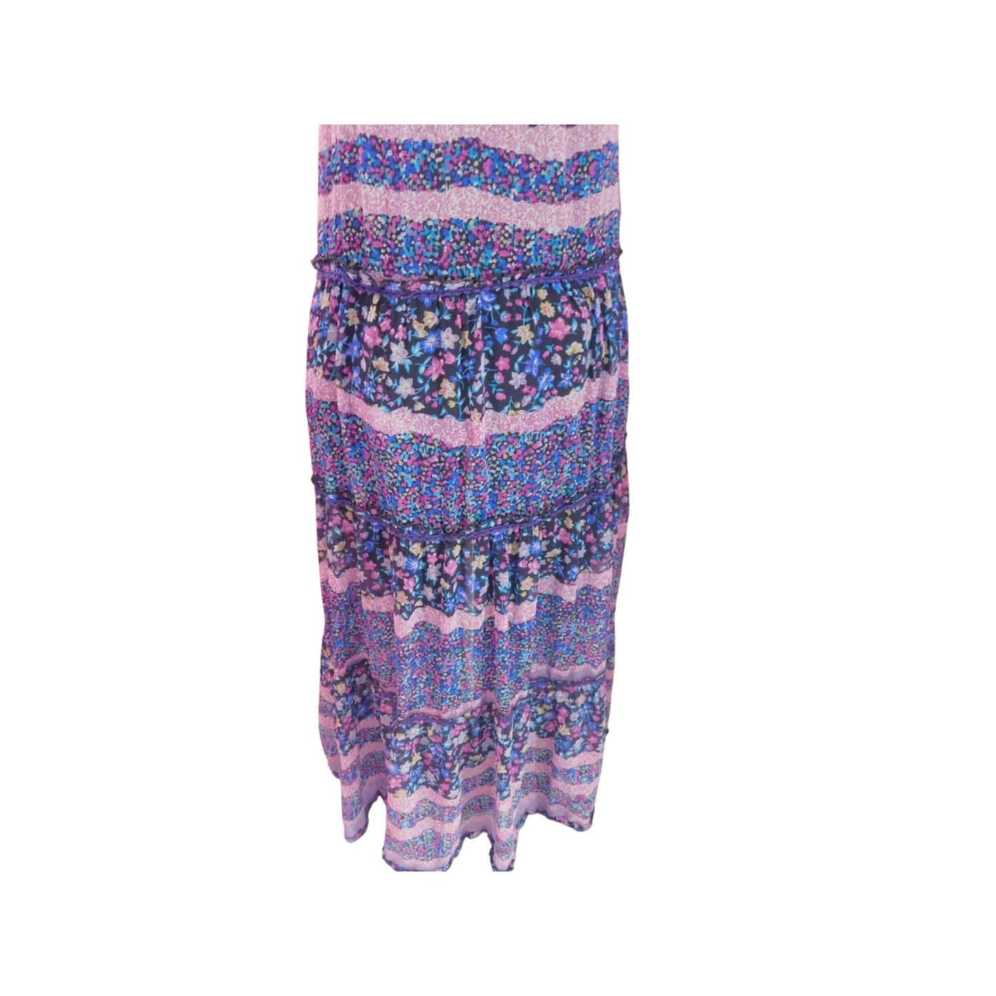 Patrons Of Peace Floral Boho Maxi XS - Adjustable Straps - Excellent