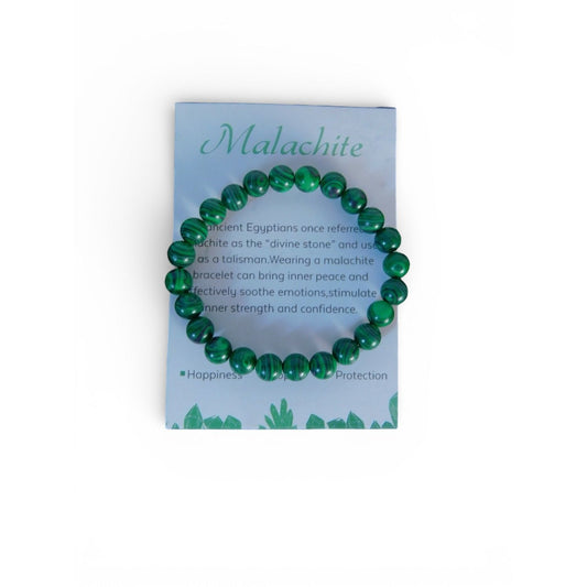 Malachite Strength & Protection Intention Bracelet
