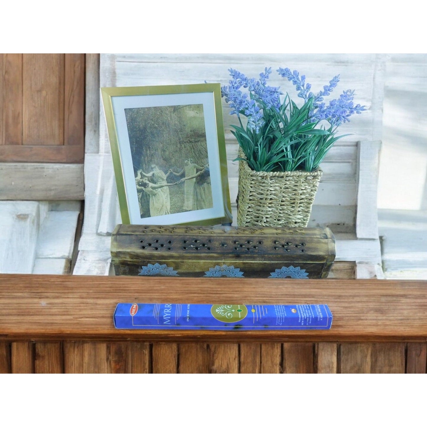 Bâtonnets d'encens HEM Myrrhe 20 bâtons pour la méditation et l'aromathérapie