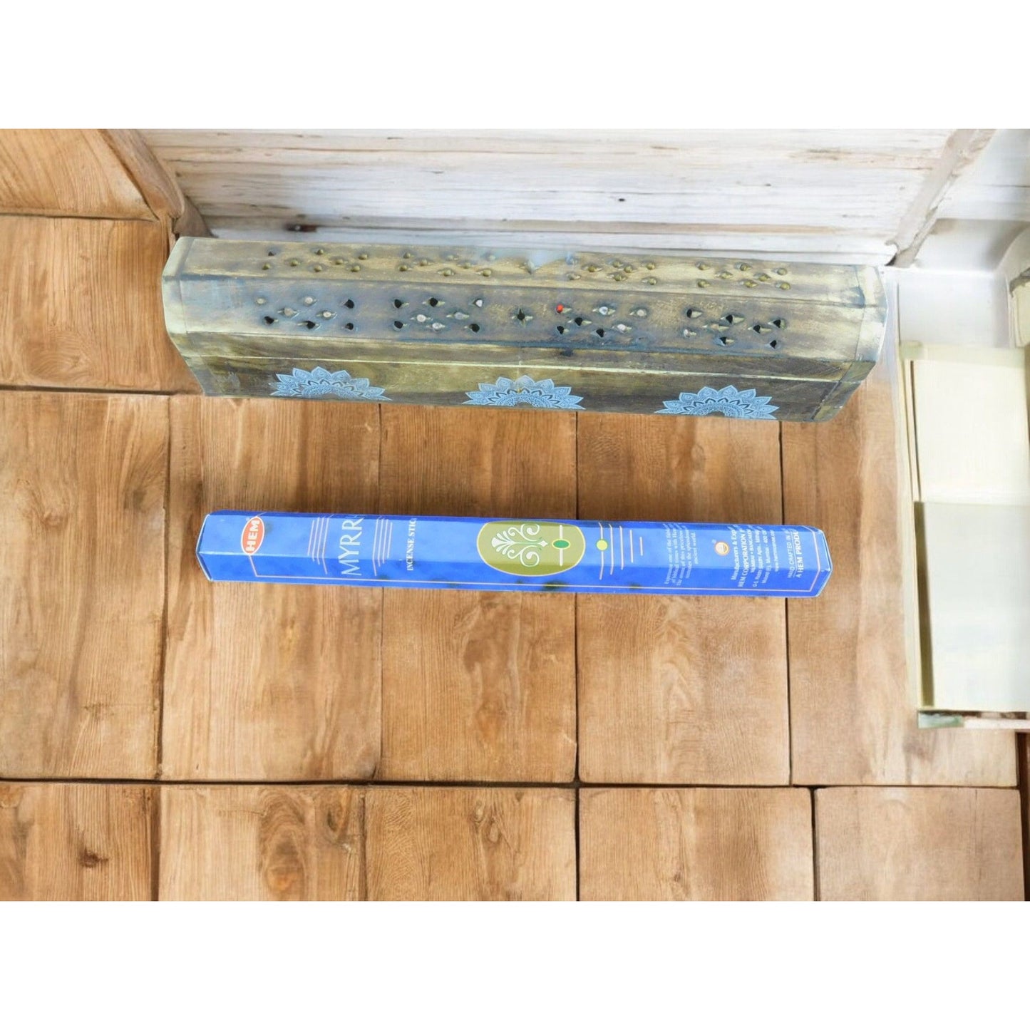 Bâtonnets d'encens HEM Myrrhe 20 bâtons pour la méditation et l'aromathérapie