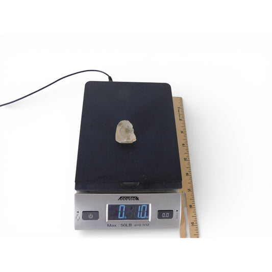 Small Natural Quartz Crystal Raw Stone Witchy Altar Decor 0.10oz Gray Matrix
