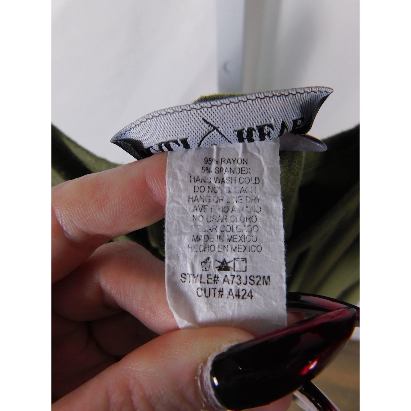 Kali Reve Olive Boho Jumpsuit M/L - Green - Excellent - Witchcore Earth