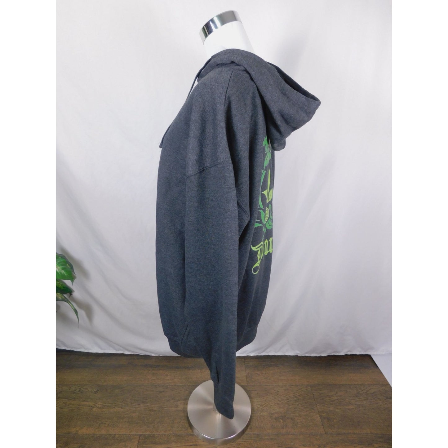 Druid Hoodie XL Green Crest Graphic Forest Witchcore New