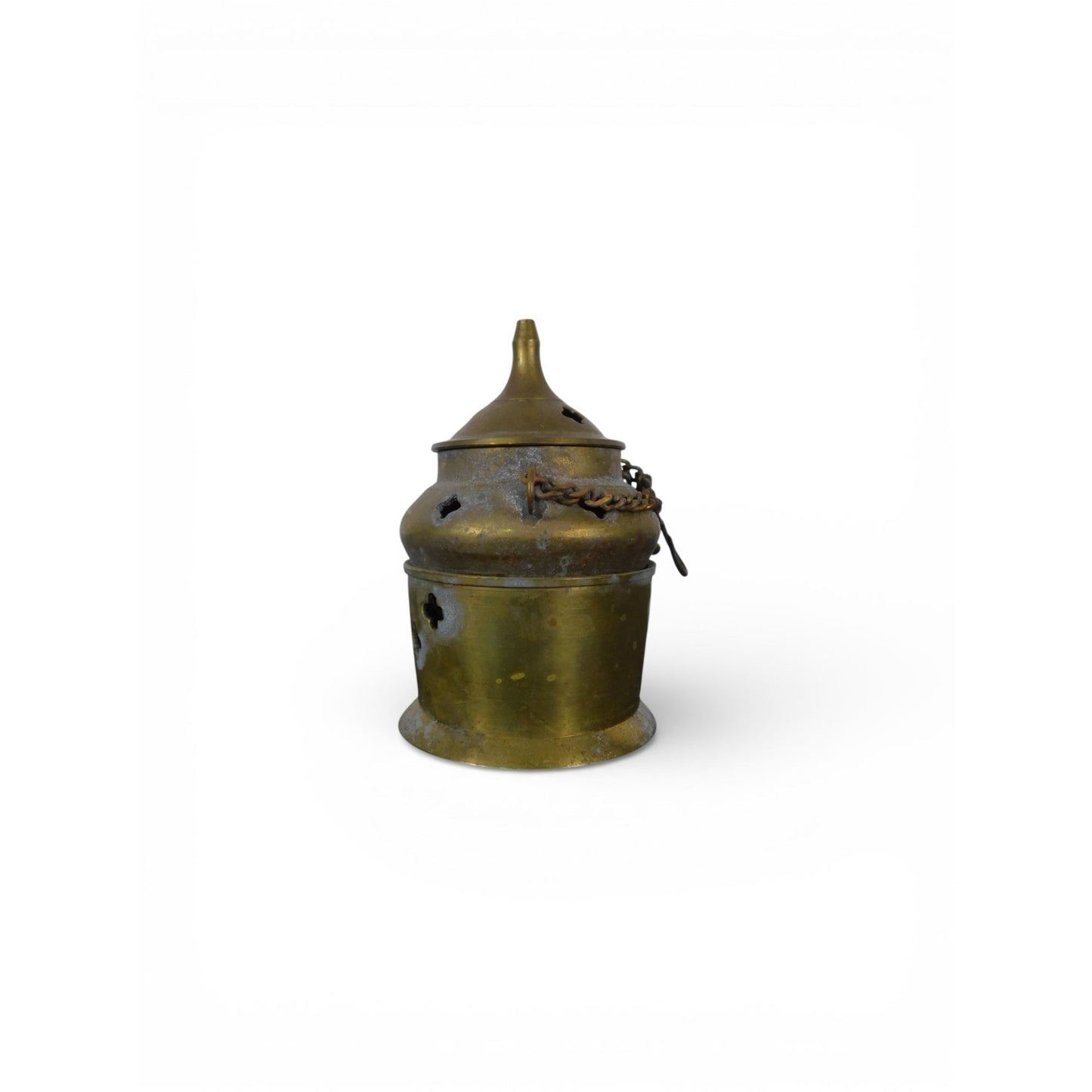 Vintage Brass Hanging Incense Burner Lantern Gothic Ritual