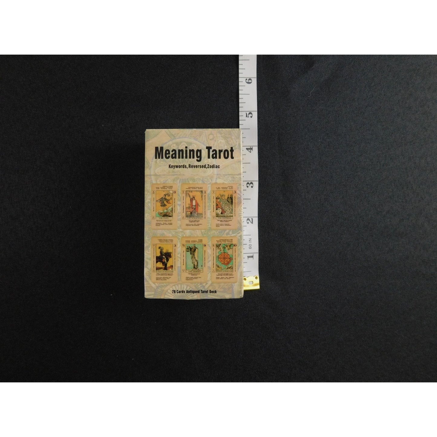 Signification du Tarot Jeu de Tarot Antique 78 Cartes de Tarot Sorcière Païenne Wiccan Divination