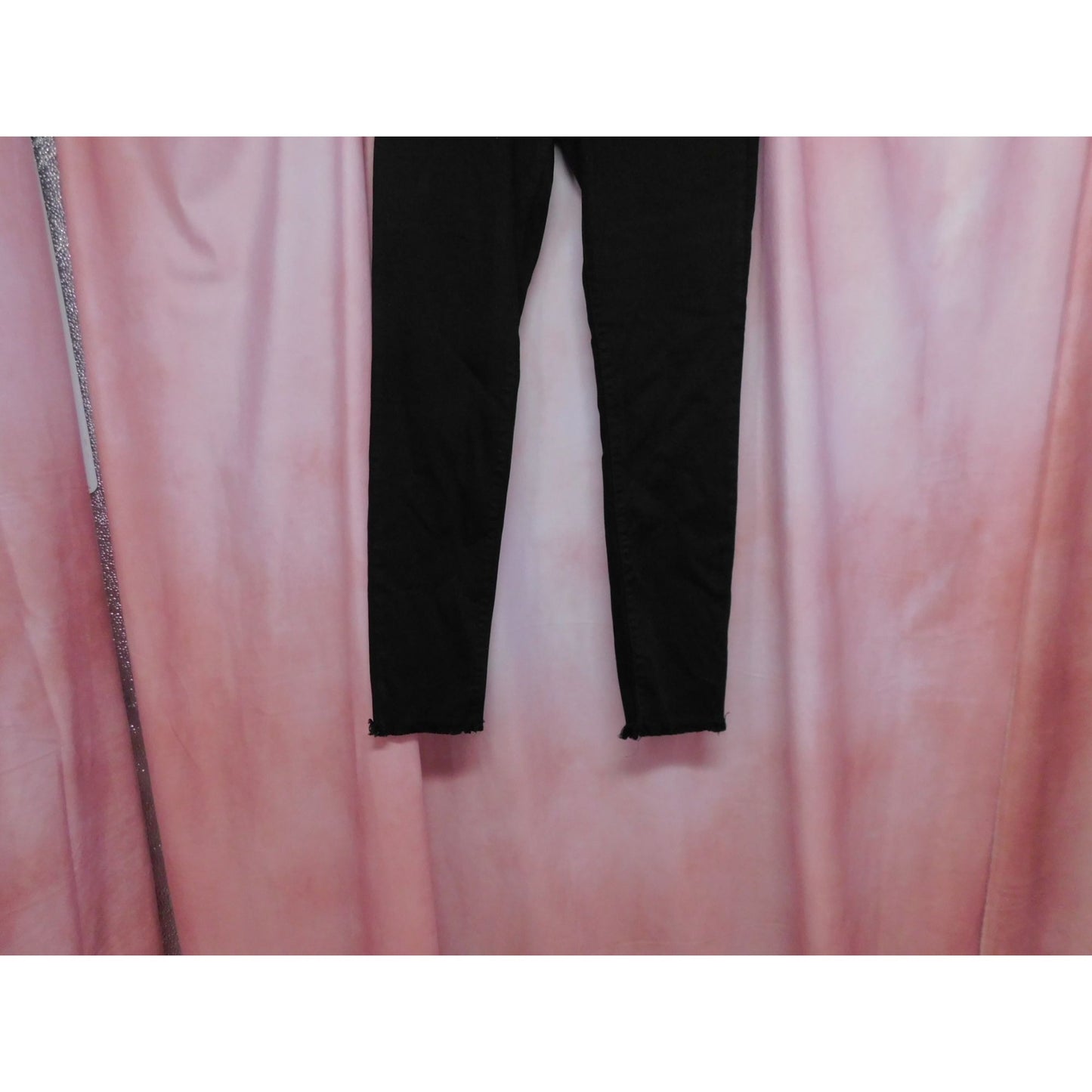 Jean skinny en denim à ourlet brut DL1961 pour femme, taille 27, noir