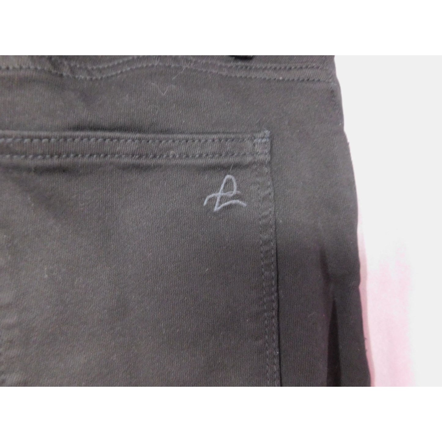 Jean skinny en denim à ourlet brut DL1961 pour femme, taille 27, noir