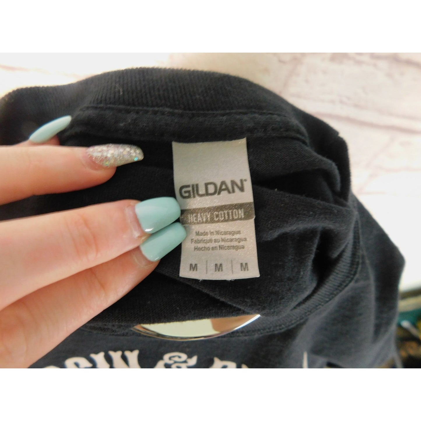 Chemise à manches longues Borgin & Burkes Harry Potter en coton épais noir M