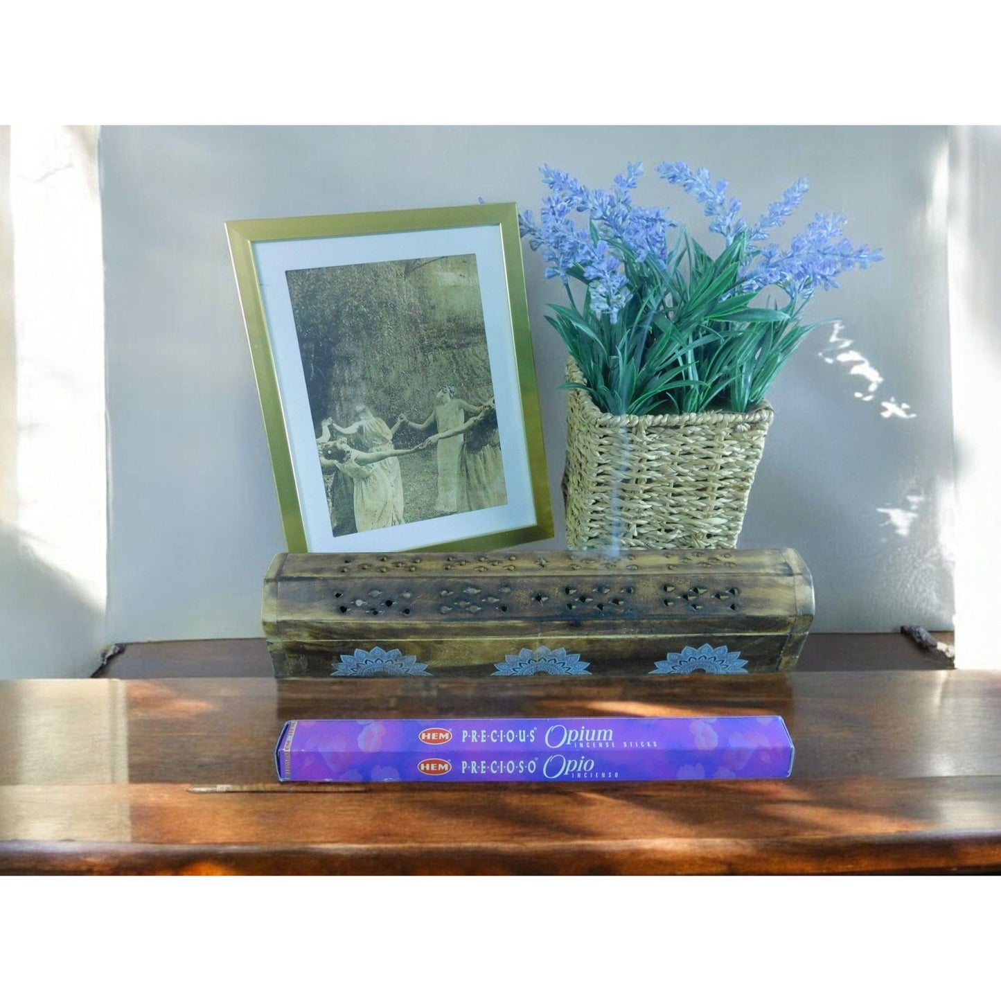 Lot de 20 bâtonnets d'encens HEM Precious Opium Relaxation Méditation et pratiques spirituelles
