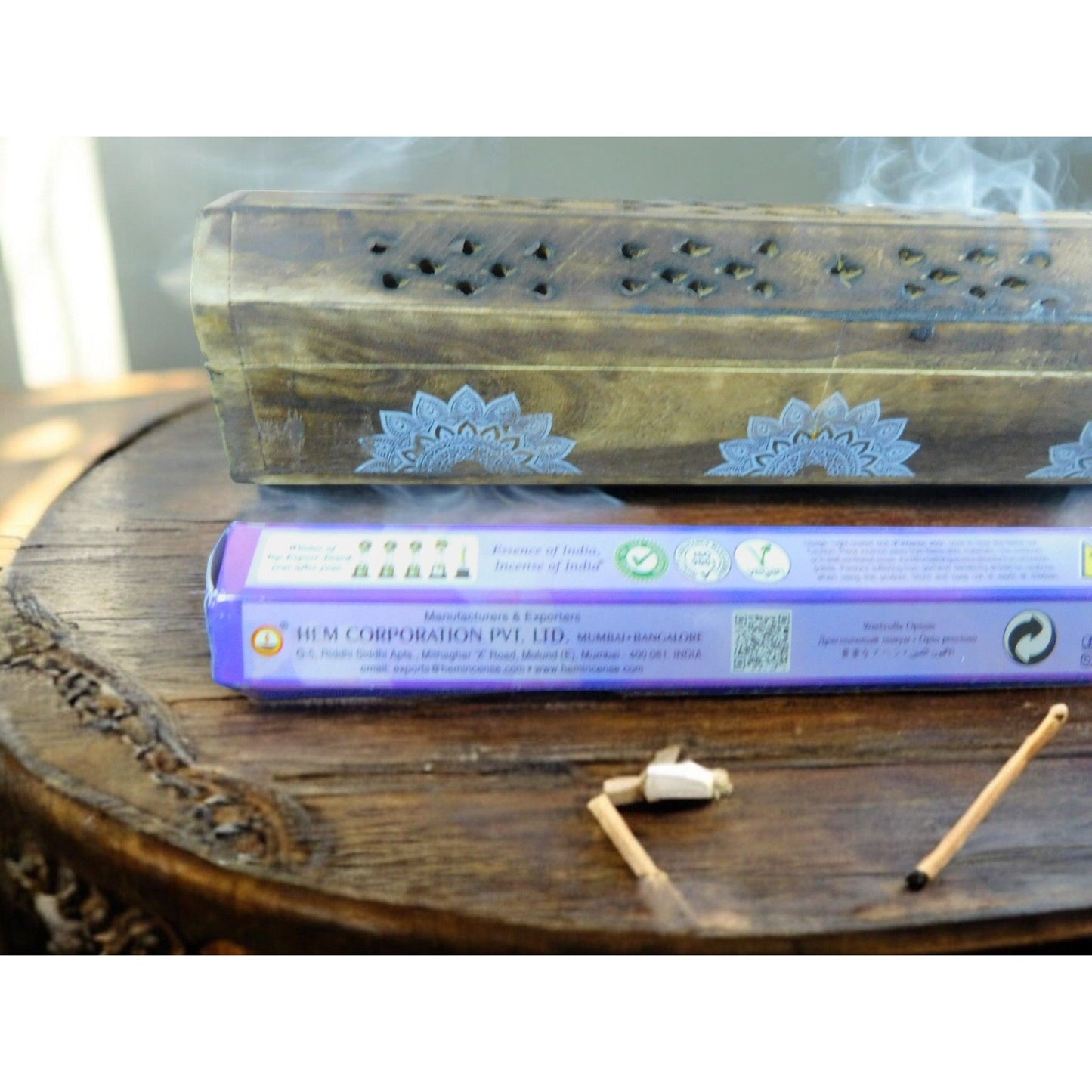 Lot de 20 bâtonnets d'encens HEM Precious Opium Relaxation Méditation et pratiques spirituelles
