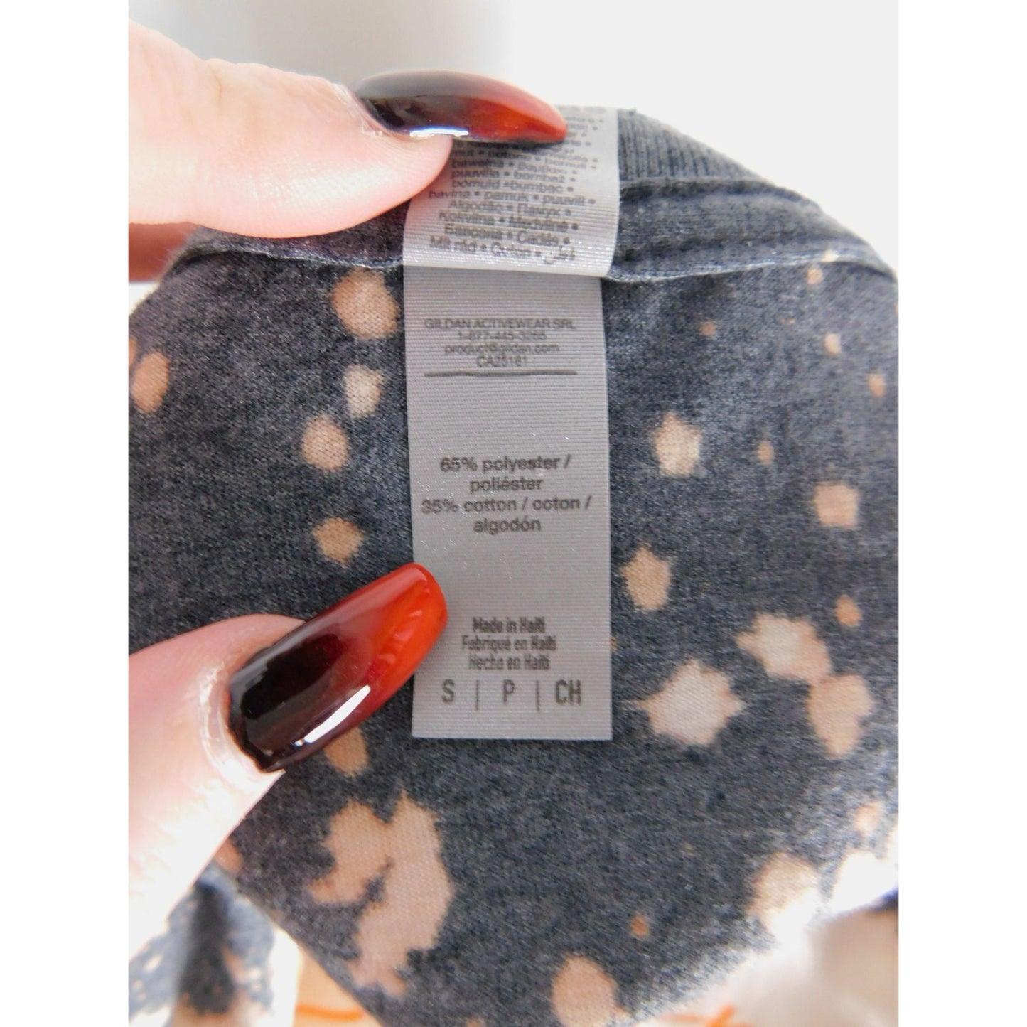 Resting Witch Face Bleach Splatter T-Shirt Women S Gildan Softstyle Cotton Blend