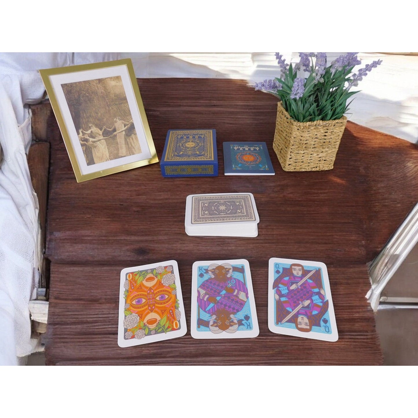The Illuminated Tarot Deck & Guidebook Caitlin Keegan 53 Cards New
