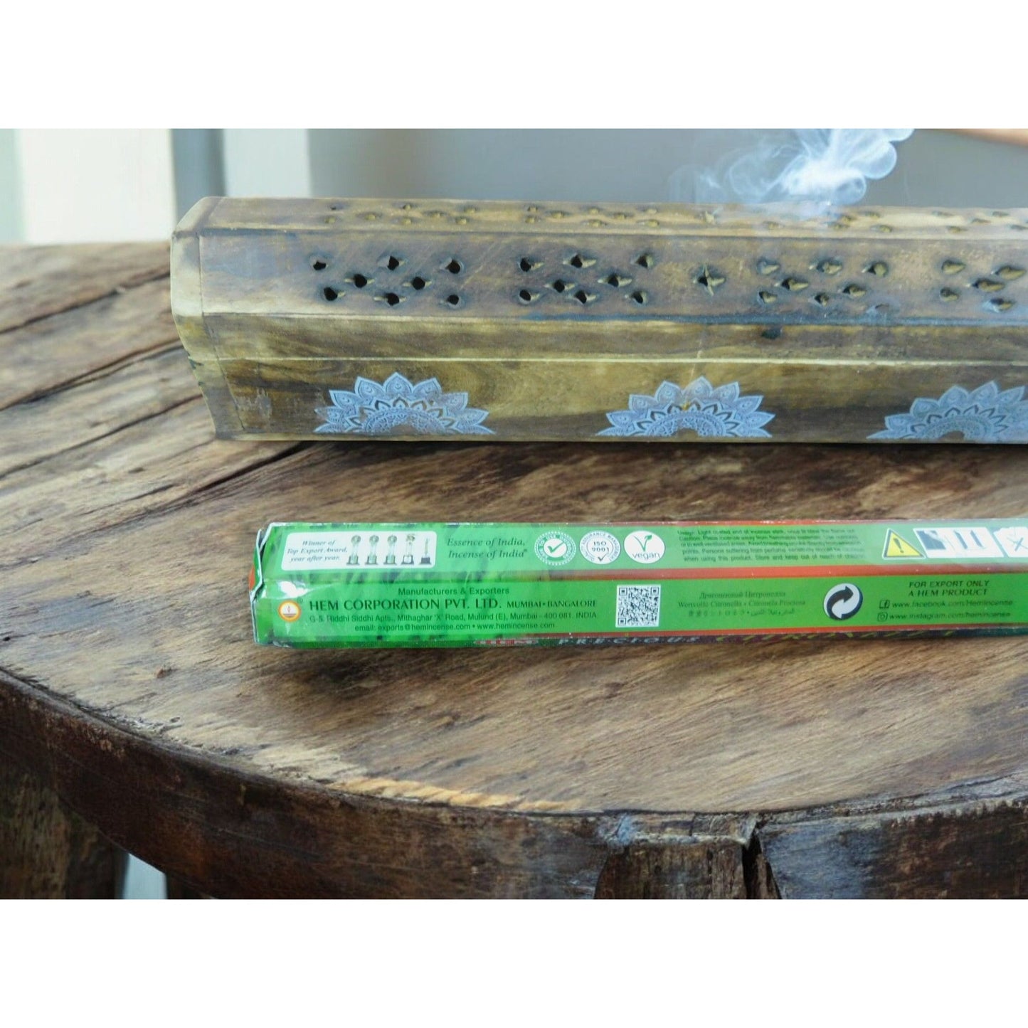 HEM Citronnelle 20 bâtons d'encens Arôme naturel Relaxation et insectifuge