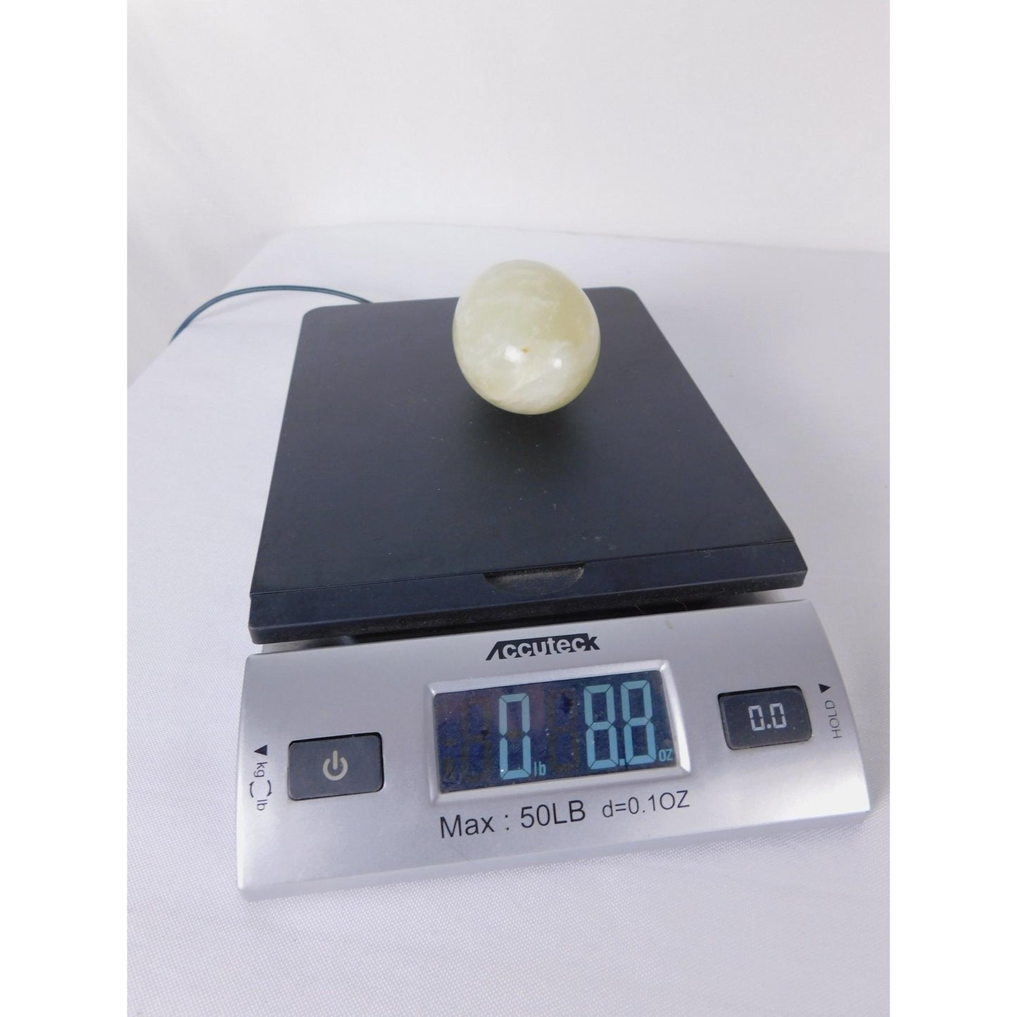 Polished Green Stone Egg Carved Gemstone Worry Palm Witch Altar Decor Healing