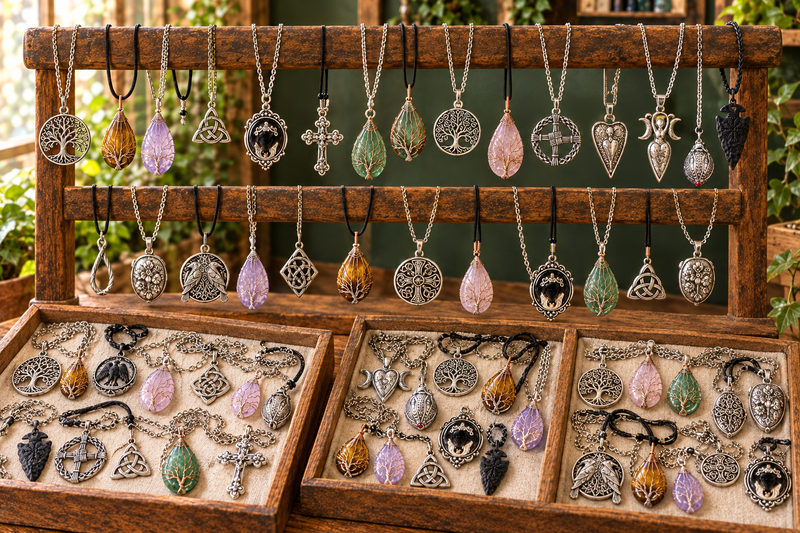 Full necklace boutique display