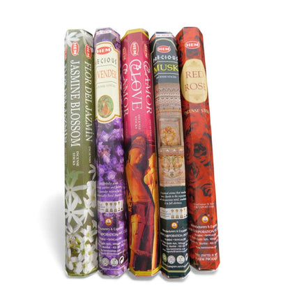Hem Love & Attraction Spell Incense Sticks Pack 5 Scents Witchy Altar Decor