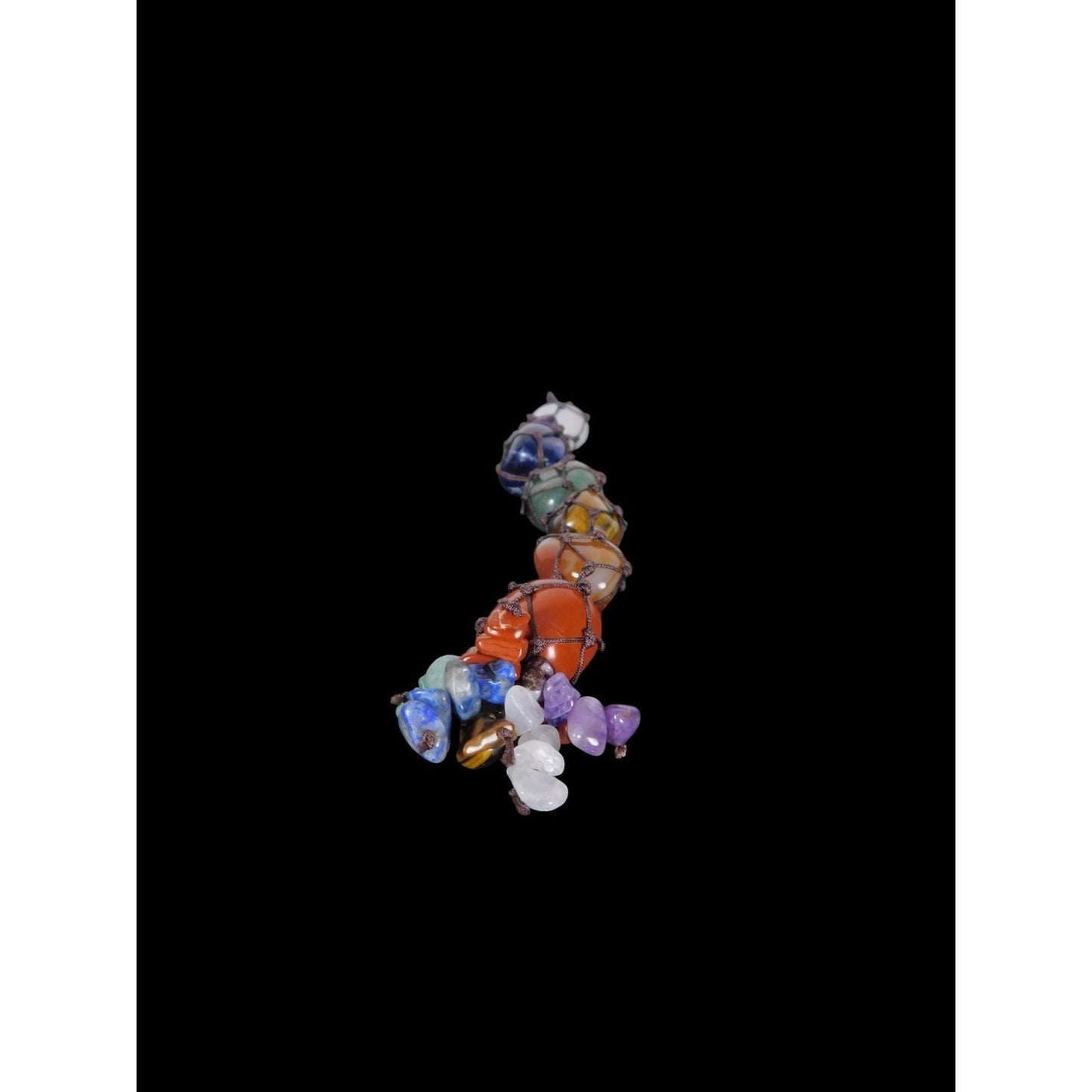 Chakra Healing Gemstone Crystals Hanging Decor With 7 Stones For Spiritual Energy & Meditation