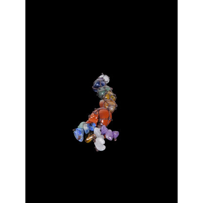 Chakra Healing Gemstone Crystals Hanging Decor With 7 Stones For Spiritual Energy & Meditation