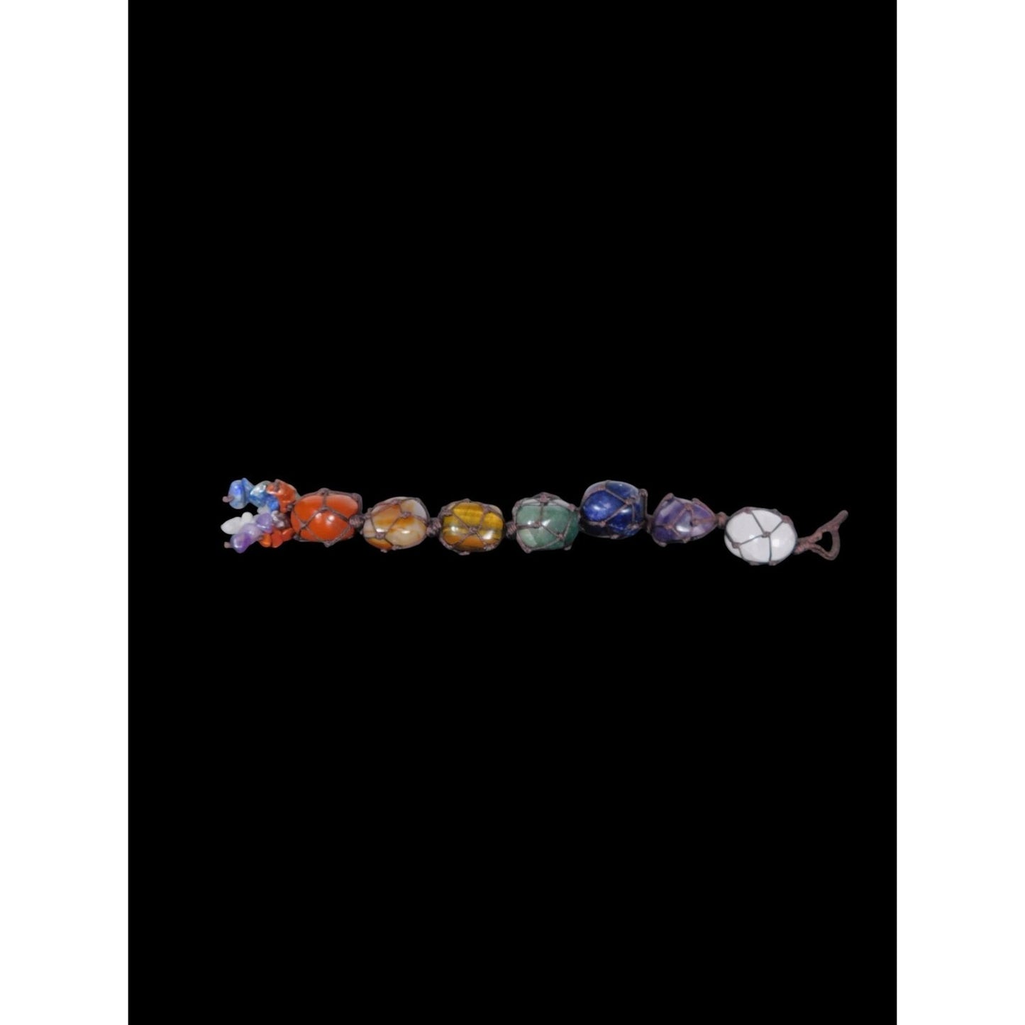 Chakra Healing Gemstone Crystals Hanging Decor With 7 Stones For Spiritual Energy & Meditation