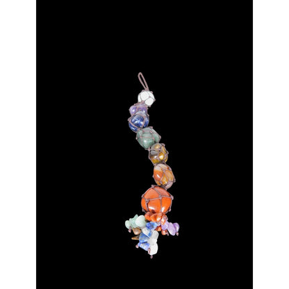 Chakra Healing Gemstone Crystals Hanging Decor With 7 Stones For Spiritual Energy & Meditation