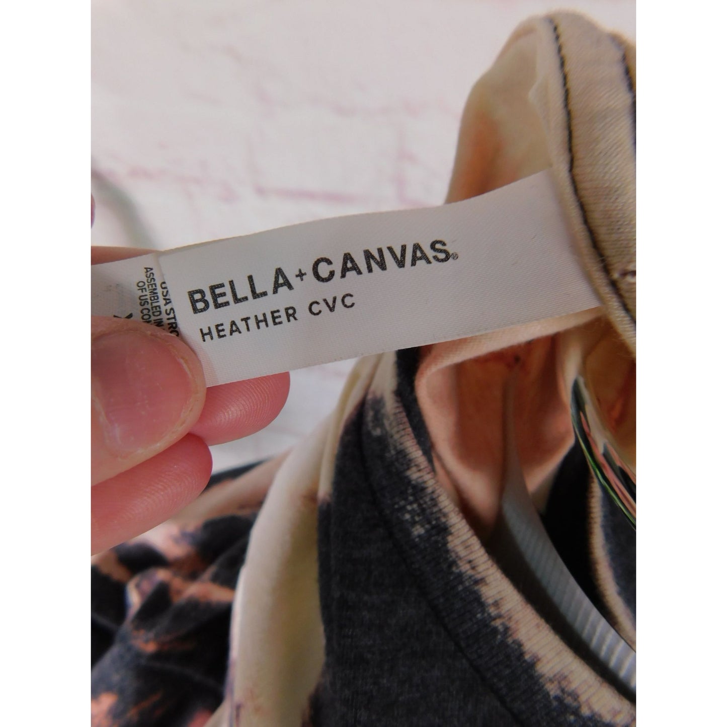 Witches Be Crazy Bleach Tie Dye Long Sleeve Shirt XS Witchy