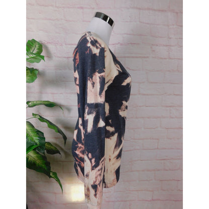 Witches Be Crazy Bleach Tie Dye Long Sleeve Shirt XS Witchy