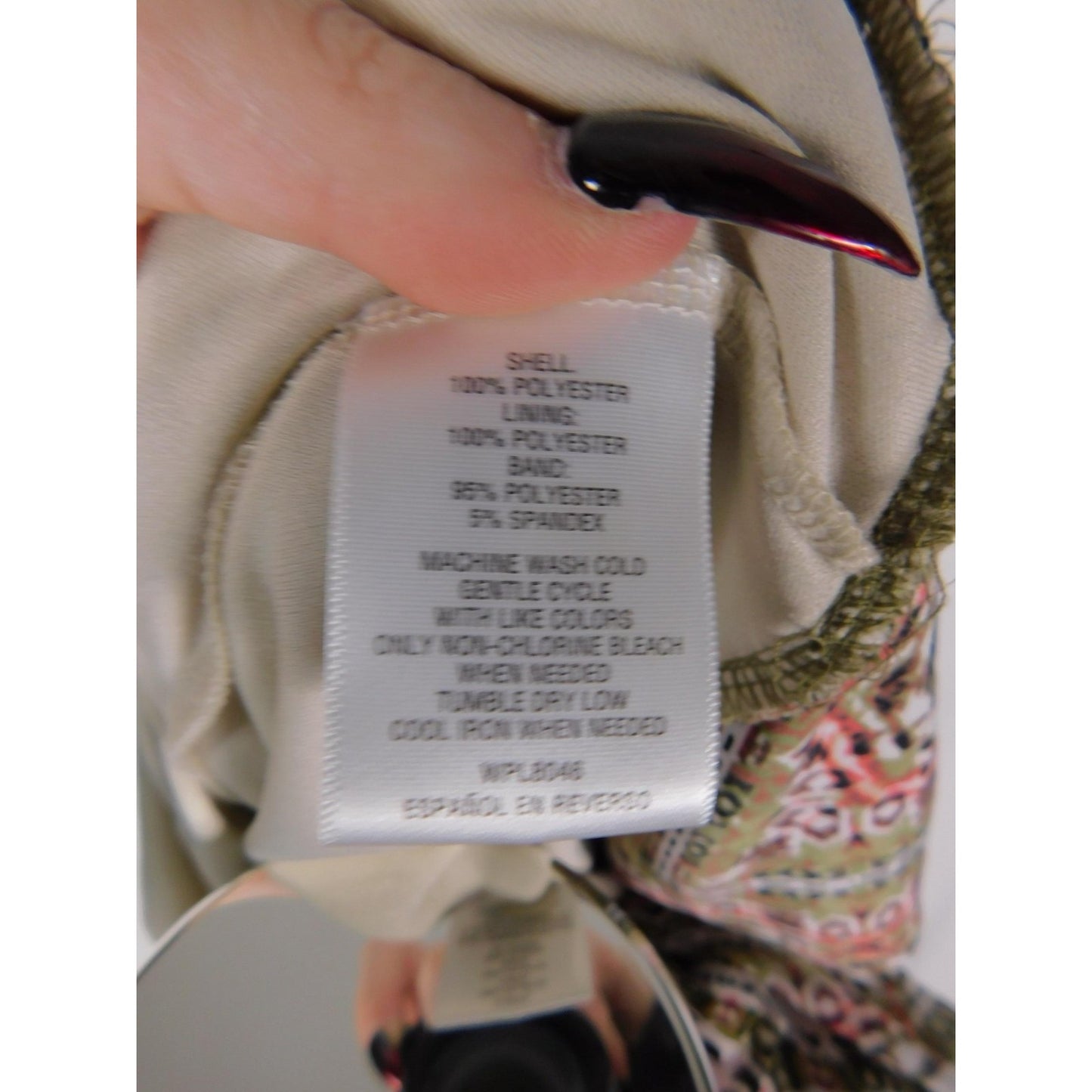 JM Collection Blouse Womens XL Multicolor Sheer Chiffon Lined Boho Poncho Top