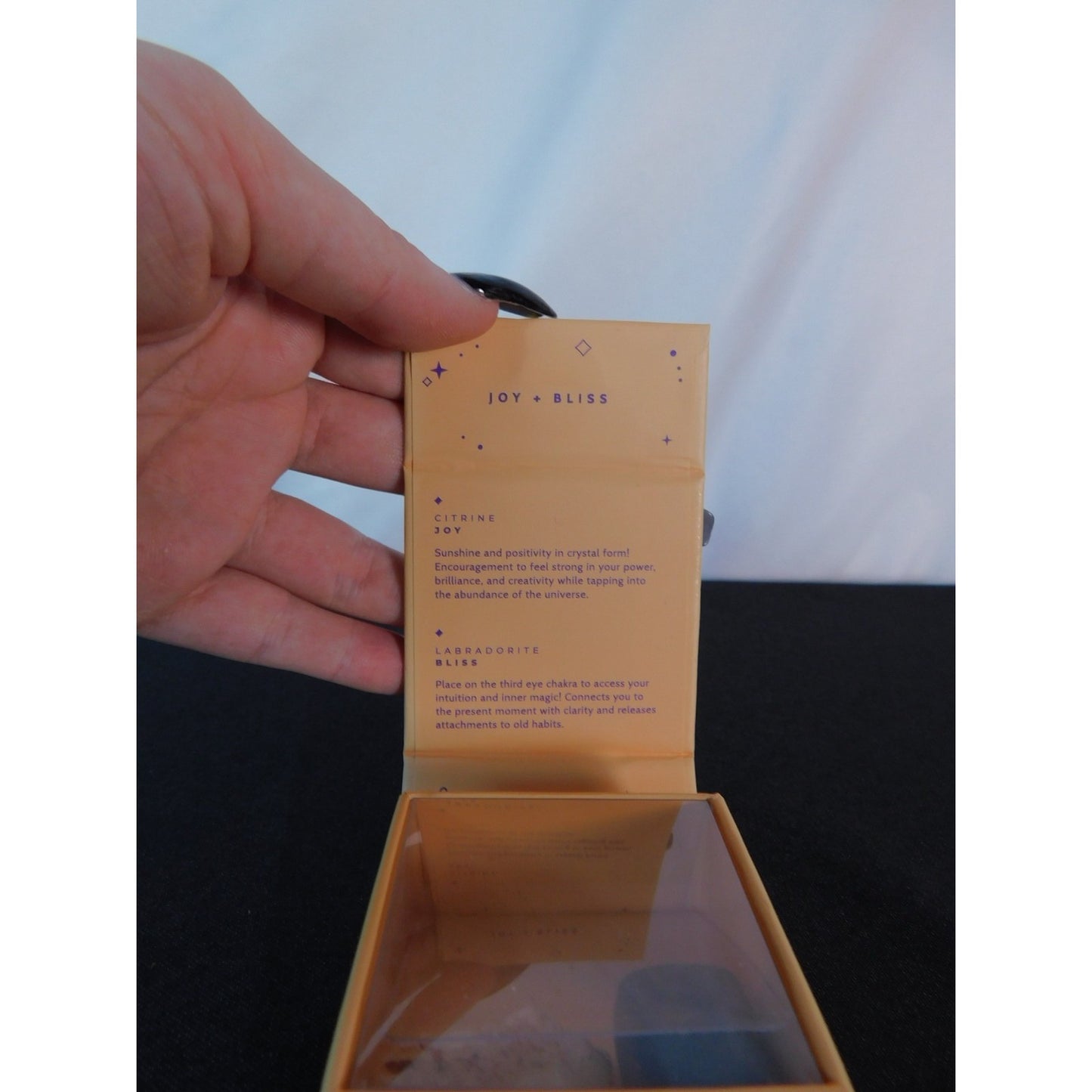 Crystal Magic Mini Energy Set Citrine Labradorite Healing Stones Gift Joy Bliss