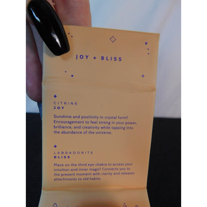 Crystal Magic Mini Energy Set Citrine Labradorite Healing Stones Gift Joy Bliss