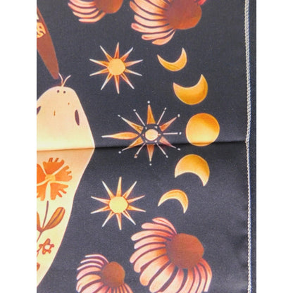 Bohemian Snake & Botanical Tarot Cloth 19" Square